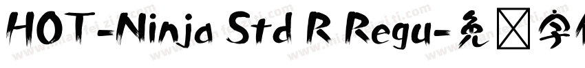 HOT-Ninja Std R Regu字体转换